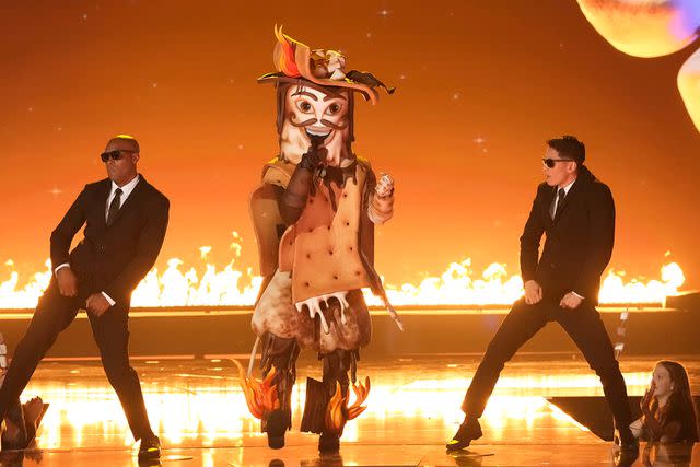 <p> Michael Becker / FOX</p> S'more on the season 10 premiere of 'The Masked Singer.'