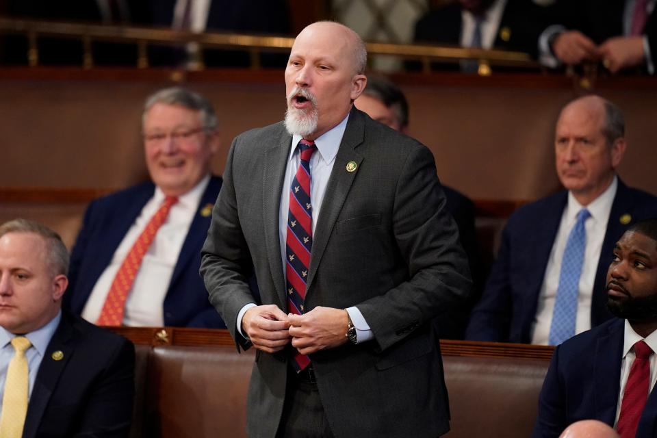 Rep. Chip Roy is a member of the House Judiciary Committee. He did not grill Vice President Kamala Harris at a committee hearing last month. She wasn't even present at the meeting.