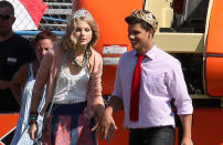 Taylor Squared began dating after starring in 2010 rom-com 'Valentine's Day'. The pair dated for several months in 2009 before calling it quits in December. The song 'Back to December' was inspired by their relationship. When 'Twilight' actor Taylor Lautner was asked what he thought of the song he laughed: “That’s what she does.”