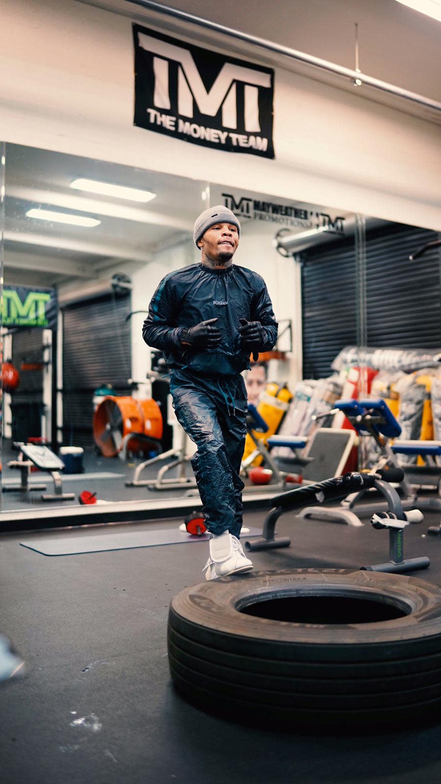 Gervonta Davis has set up camp at mentor Floyd Mayweather’s gymJayshon Tahliq