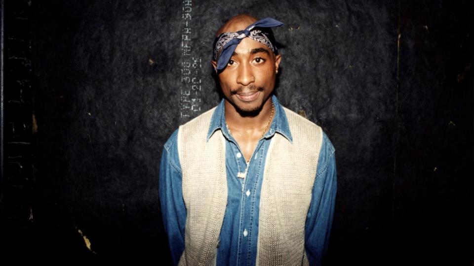 PHOTO: In this March, 1994, file photo, rapper Tupac Shakur poses for photos backstage after his performance at the Regal Theater in Chicago. (Raymond Boyd/Getty Images, FILE)