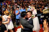Taiwan legalised gay mariage last year, a first for Asia