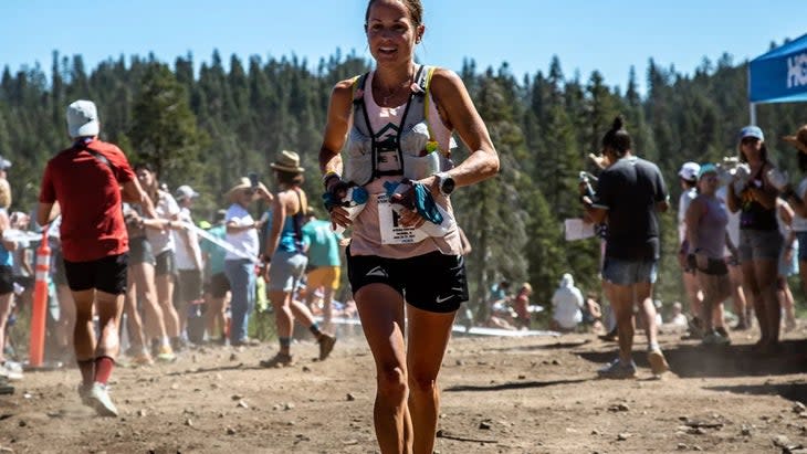 <span class="article__caption">Article coauthor Brittany Peterson competing in the Western States 100 Mile Endurance Run </span> (Photo: Courtesy Brittany Peterson)