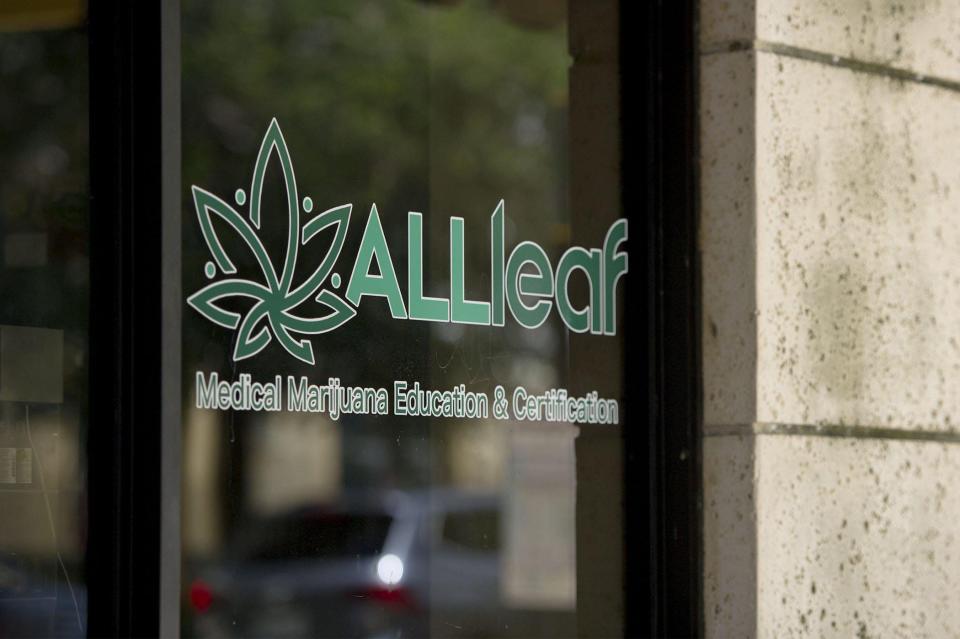 Allleaf Medical Marijuana Education and Certification at Center City Pharmacy July 26, 2019 on Clematis Street in West Palm Beach.