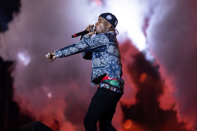 MIAMI GARDENS, FLORIDA - JULY 25: Tory Lanez performs onstage during day 3 of Rolling Loud Miami 2021 at Hard Rock Stadium on July 25, 2021 in Miami Gardens, Florida. (Photo by Jason Koerner/Getty Images)