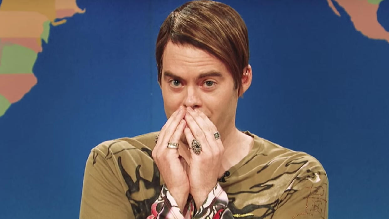  Bill Hader on SNL. 