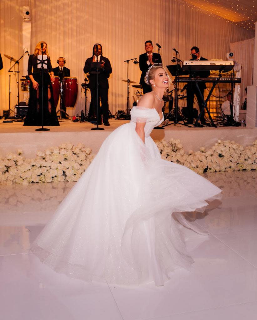 Lahav designed Paris Hilton’s wedding dress in 2021. Paris Hilton/ Instagram