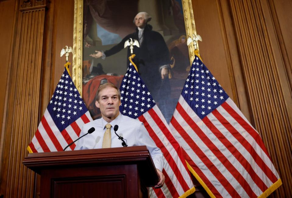Jim Jordan holds press conference on Friday morning (Getty Images)