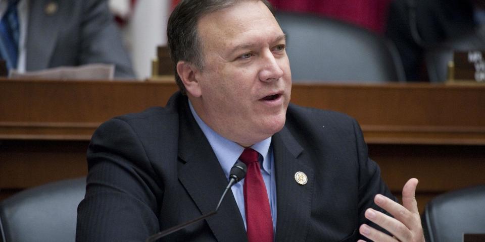 Congressman Mike Pompeo is known as a vocal opponent of President Obama's nuclear deal (AP)