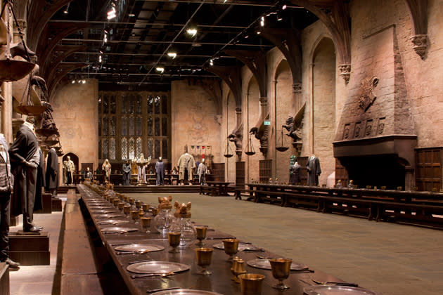 <b>Harry Potter Studio Tour</b><br><br> Der zentrale Ort von Hogwarts - Der große Saal.