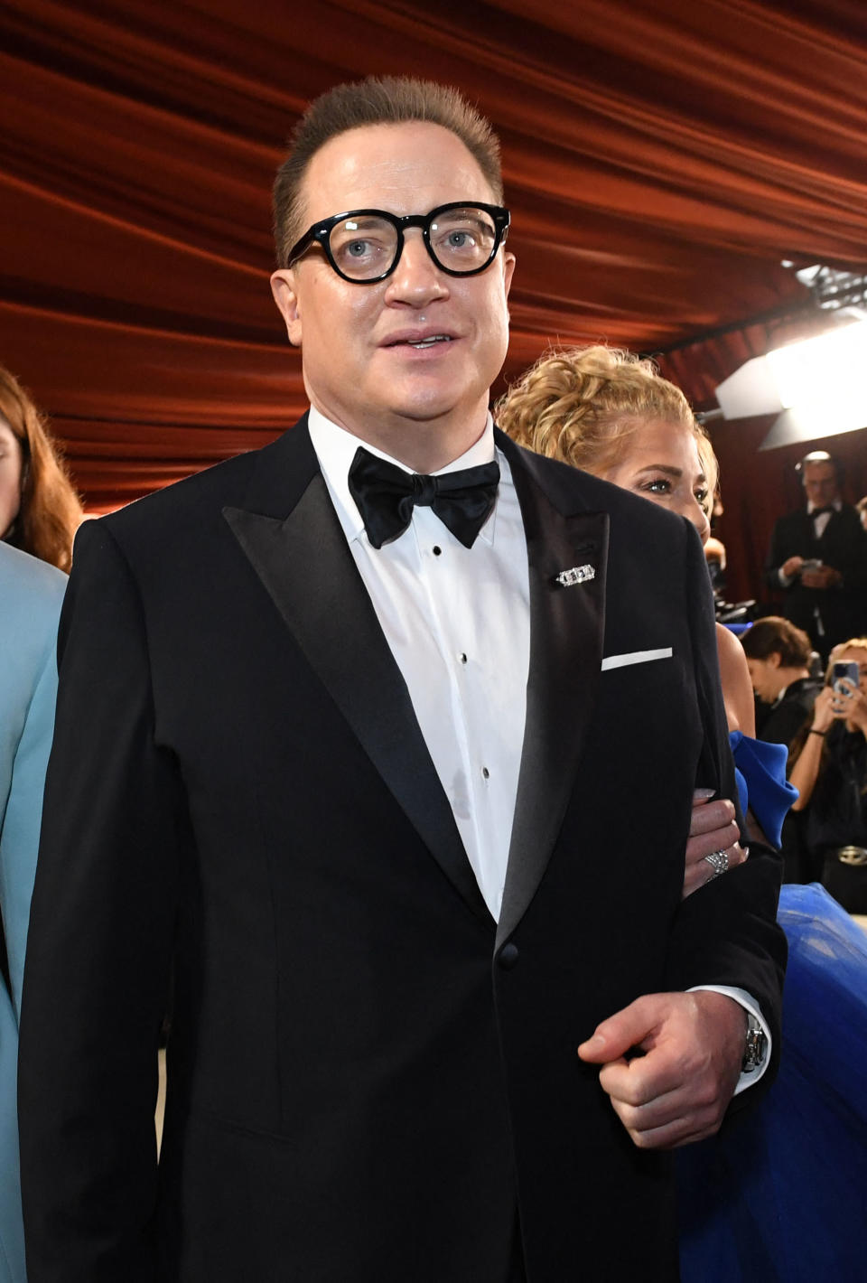 Brendan Fraser podría llevarse el Oscar a Mejor Actor por la película The Whale. (Photo by VALERIE MACON / AFP) (Photo by VALERIE MACON/AFP via Getty Images)