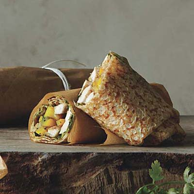 Chutney Chicken Wraps