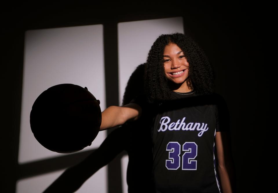 High School Girls Basketball Super 5, Keziah Lofton, Bethany Junior, OU commit, Monday, April 1, 2024.