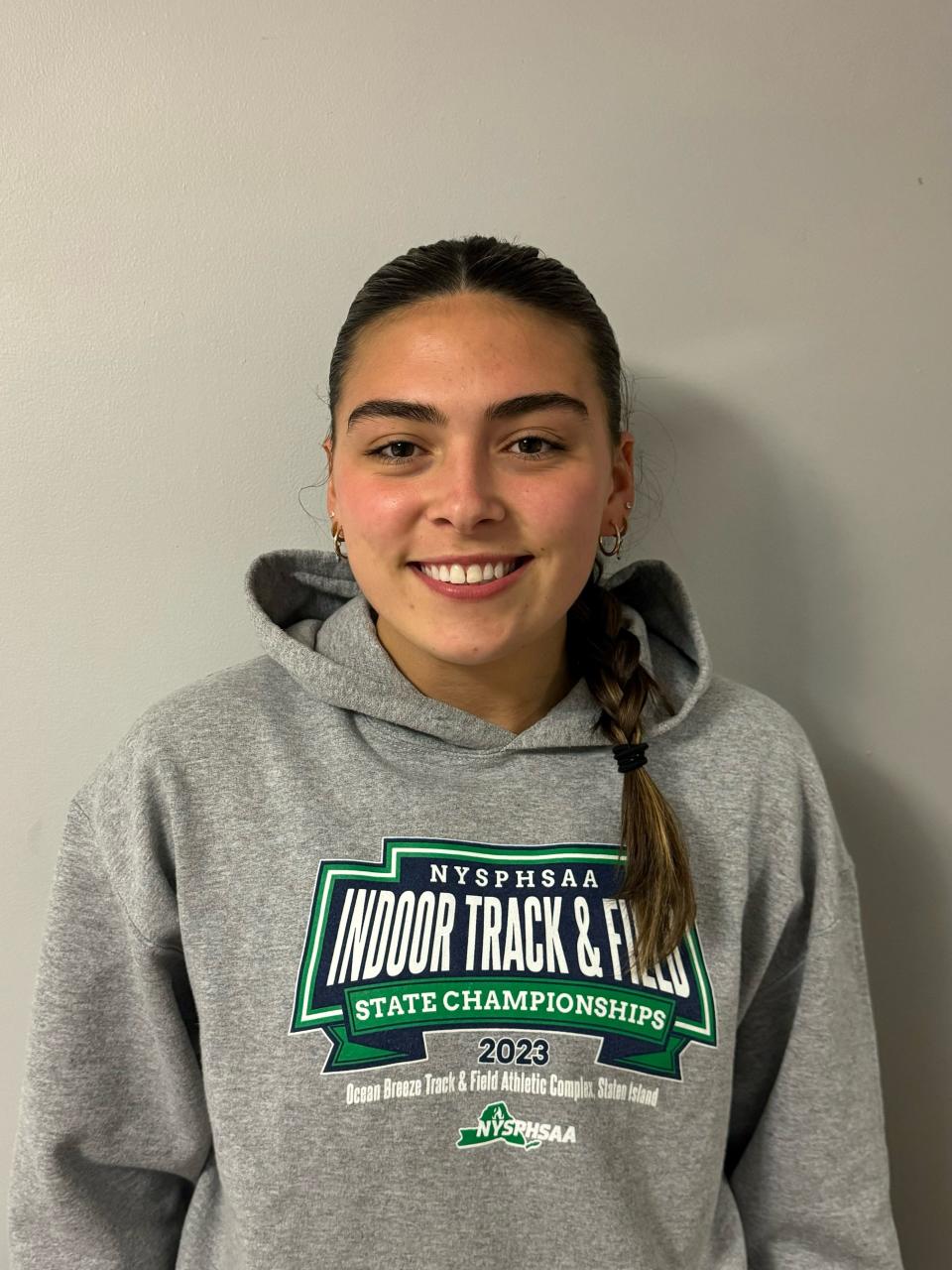 Panayiota Anastos of the Maine-Endwell girls track & field team.