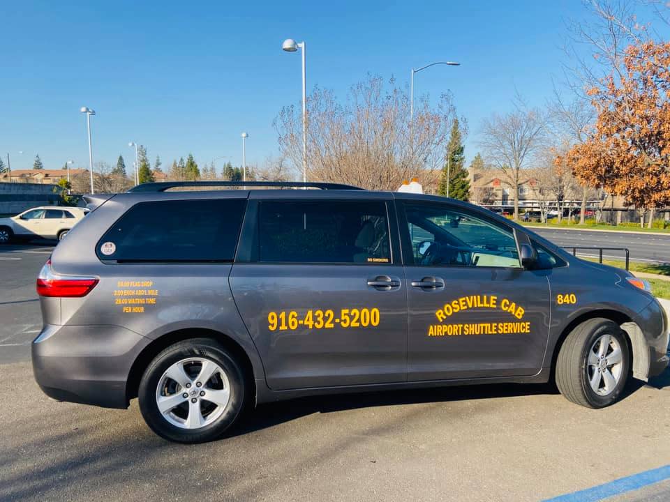 Singh's car from his company, Roseville Cab.