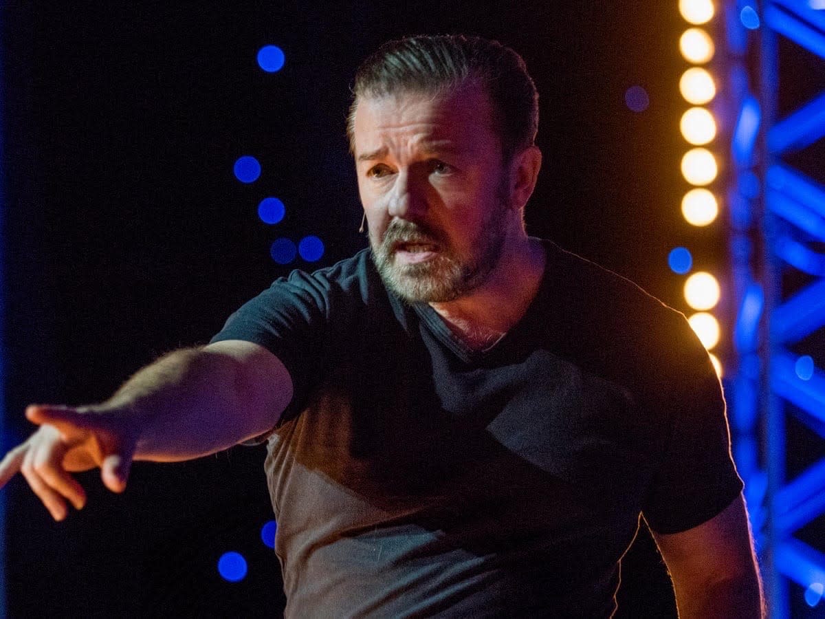 Ricky Gervais stirred controversy with his newest Netflix comedy special, "SuperNature."