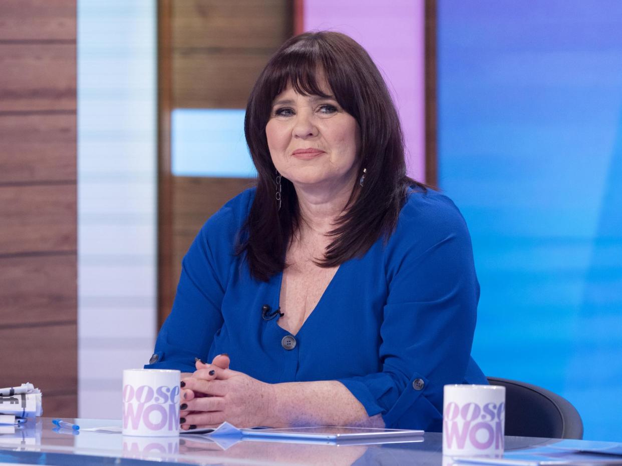 Coleen Nolan on Loose Women, 20 January 2020: Ken McKay/ITV/Shutterstock