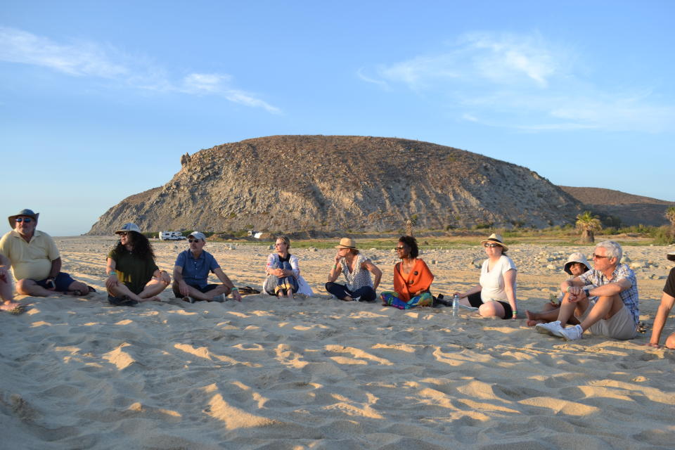 Class at Modern Elder Academy, Baja, Mexico