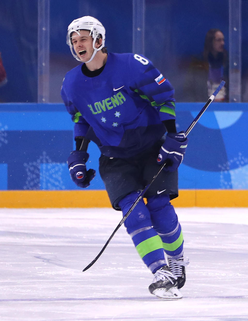 Slovenian hockey player Ziga Jeglic