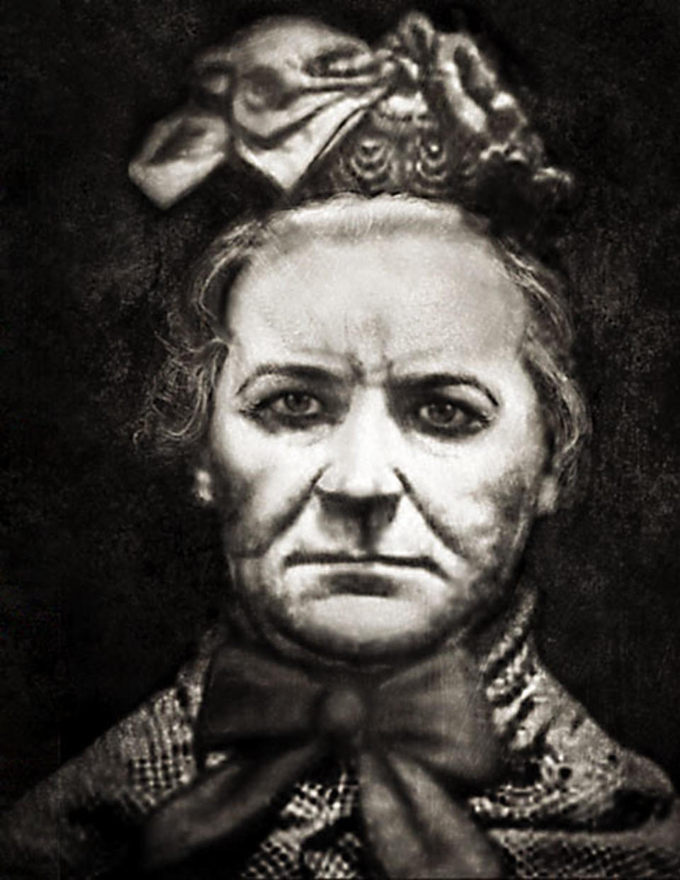 Black and white photo of amelia dyer