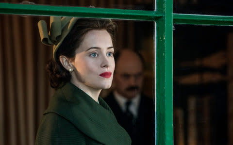 Claire Foy in The Crown - Credit: Stuart Hendry/Netflix