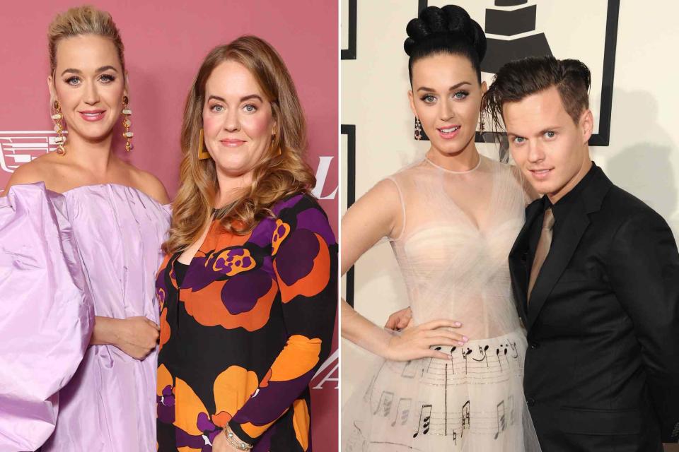 <p>Emma McIntyre/Getty ; Kevin Mazur/WireImage</p> Left: Katy Perry and Angela Hudson attend Variety