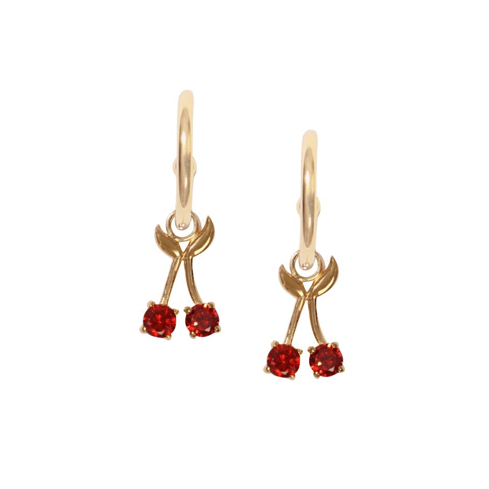 Adornmonde Manny Gold Cherry Earrings