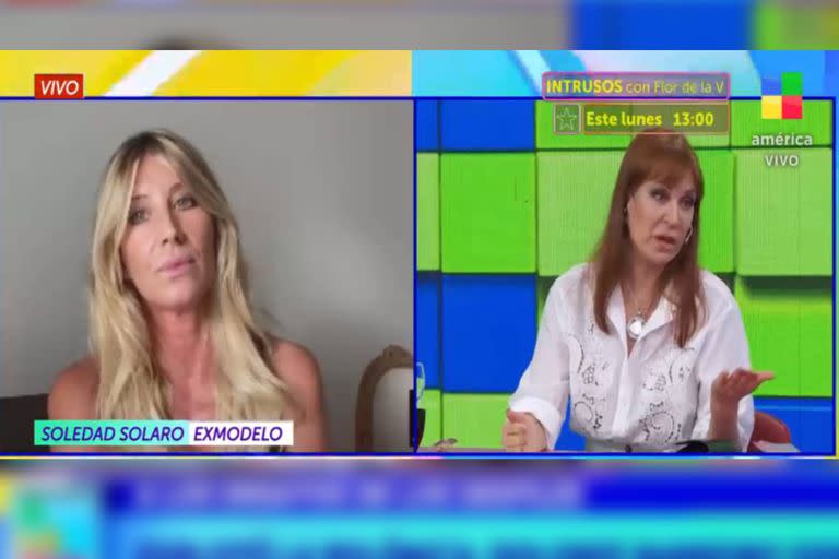 Soledad Solaro contó sobre su experiencia como modelo (Foto: captura Todas las tardes)