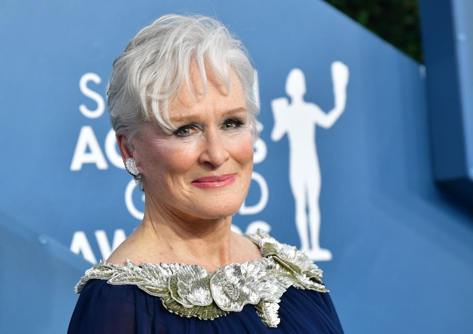 Seen here at this year's Screen Actors Guild Awards, Glenn Close is going for Oscar nomination No. 8 with "Hillbilly Elegy."