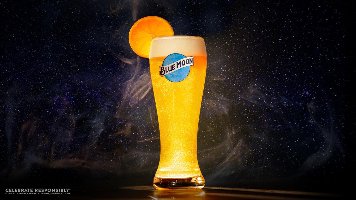 Celebrate the eclipse with a Blue Moon Eclipse Sips kit ($25): four Blue Moon pint glasses, special black light coasters, a flashlight, and "Moon Dust" to make your beer glow.
