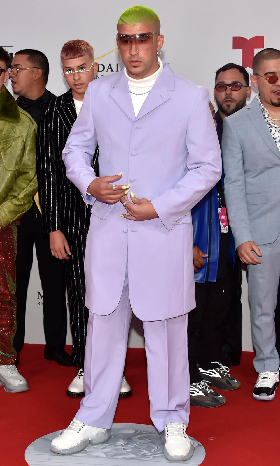 ad Bunny attends the 2019 Billboard Latin Music Awards at the Mandalay Bay Events Center on April 25, 2019 in Las Vegas, Nevada