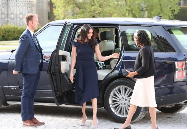The duchess' frock elicited a deja vu moment with a dress that is similar to something she's worn before.