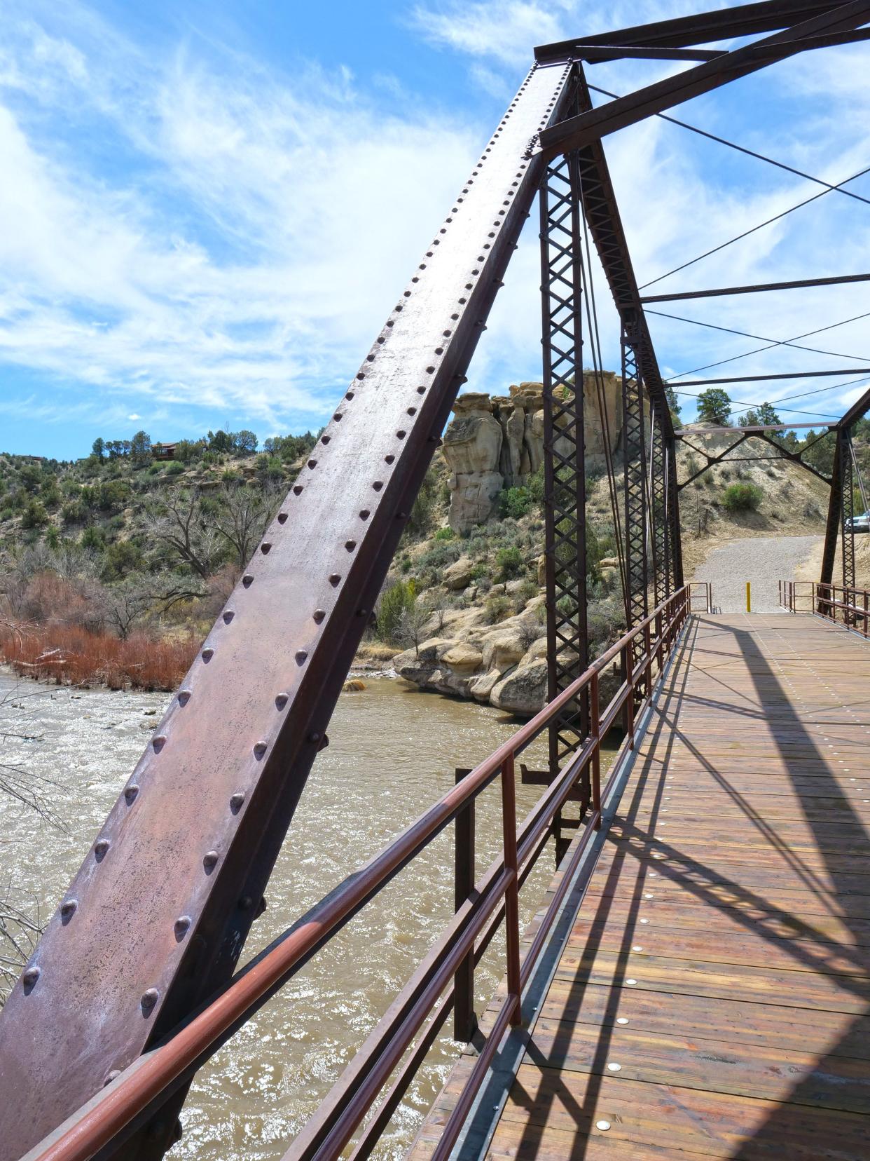 A ribbon-cutting ceremony for the refurbished pedestrian bridge over the Animas River in Cedar Hill will be held by San Juan County officials at 2 p.m. Tuesday, April 30.