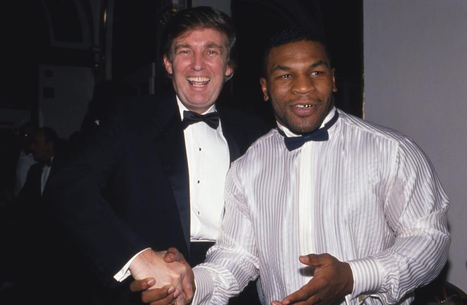 Donald Trump and Mike Tyson.