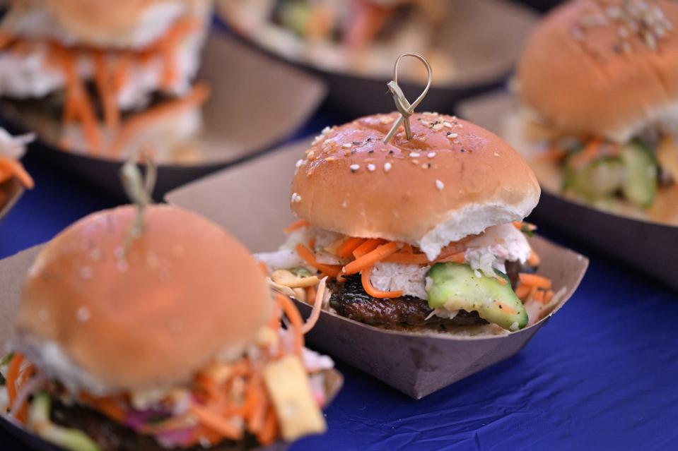 The 9th Annual Cribb’s Kitchen Burger Cook-Off was held in downtown Spartanburg, Saturday, May 4, 2024. The annual event of fun and food benefits the Children’s Cancer Partners of the Carolinas.