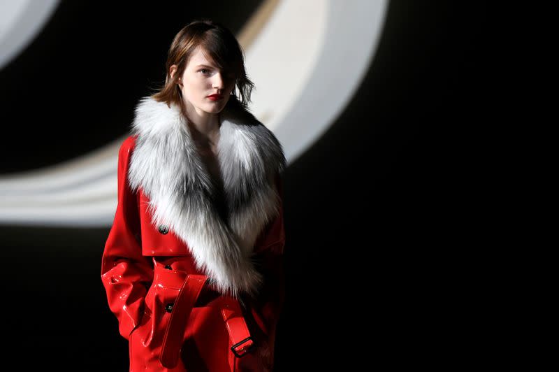 Saint Laurent collection show at Paris Fashion Week