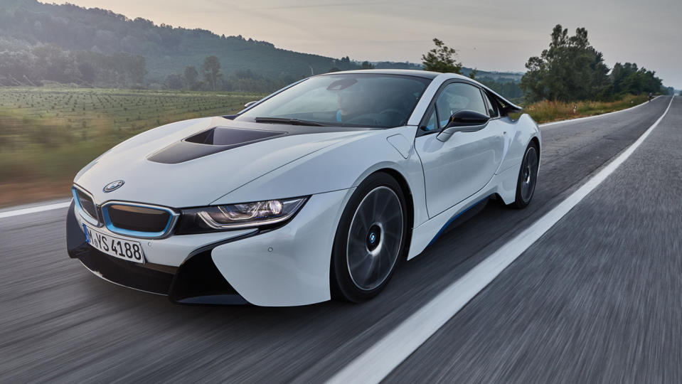 A 2017 BMW i8 on the road. - Credit: Photo: Courtesy BMW