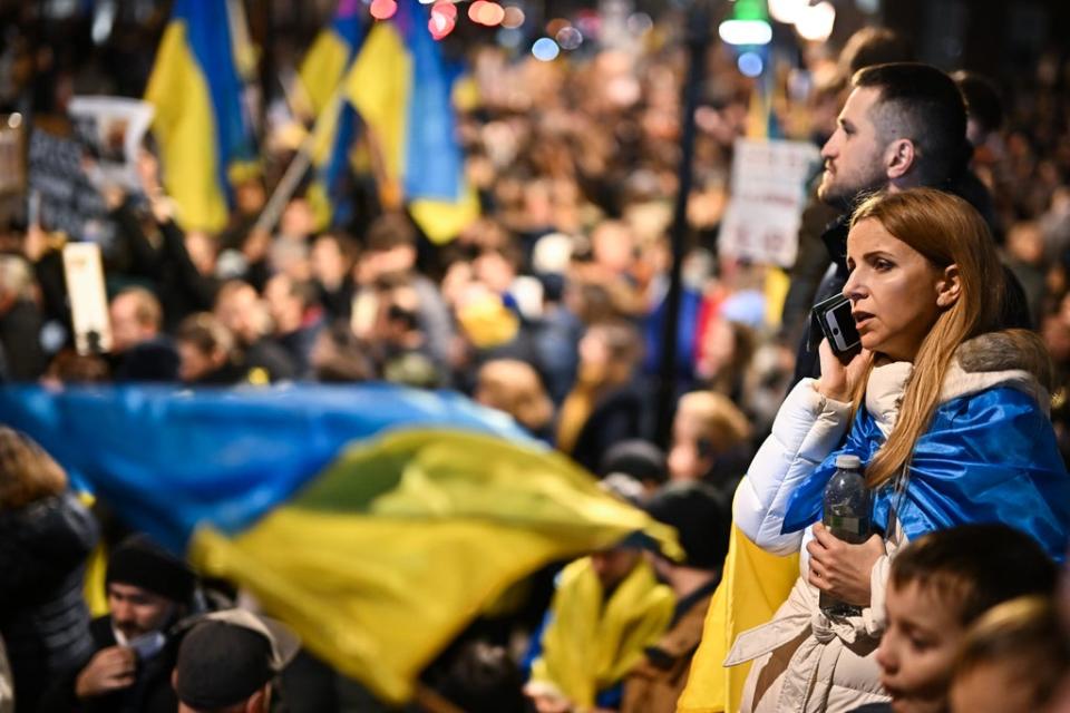 Ukraine protest in London (Getty Images)