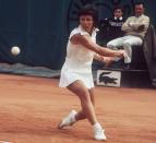 <p>King is the mighty queen of tennis. She earned her title as the World's #1 tennis player after winning an impressive 39 Grand Slam titles. At age 29, she won the "Battle of the Sexes" tennis match against her 55-year-old, male competitor, Bobby Riggs.</p>