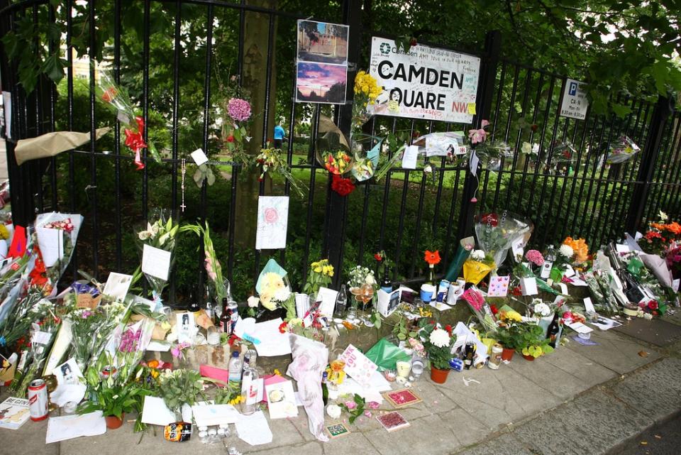 Amy Winehouse shrine, Camden Square