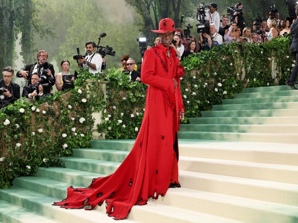 Wisdom Kaye attends The 2024 Met Gala Celebrating “Sleeping Beauties: Reawakening Fashion” at The Metropolitan Museum of Art on 6 May 2024 in New York City. (Getty Images)