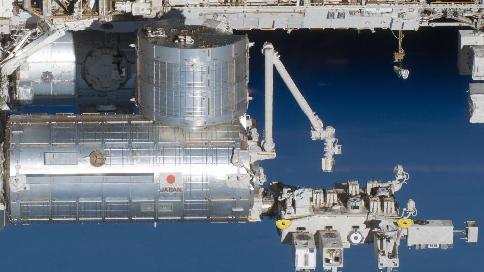 a module on the exterior of the international space station