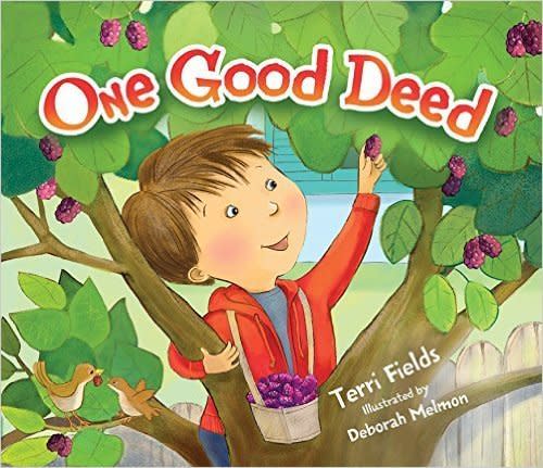 "Fields ...&nbsp;present a pay-it-forward story that shows how one kind action -- sharing some fresh-picked mulberries with an elderly neighbor, for instance -- can turn an unfriendly neighborhood into one overflowing with generosity ...&nbsp;A closing reference to these deeds as mitzvahs is the only religious element in the story -- it&rsquo;s clear that these actions cross all backgrounds and belief systems." -- <a href="http://www.publishersweekly.com/978-1-4677-3478-3" target="_blank">Publishers Weekly</a>