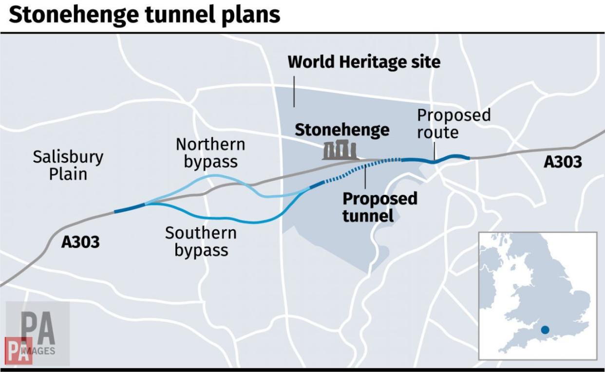 Stonehenge tunnel plans