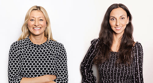VP of marketing, Anna Amador (left) and director of e-commerce, Kristina Barclay (right) - Credit: K-Swiss Global Brands