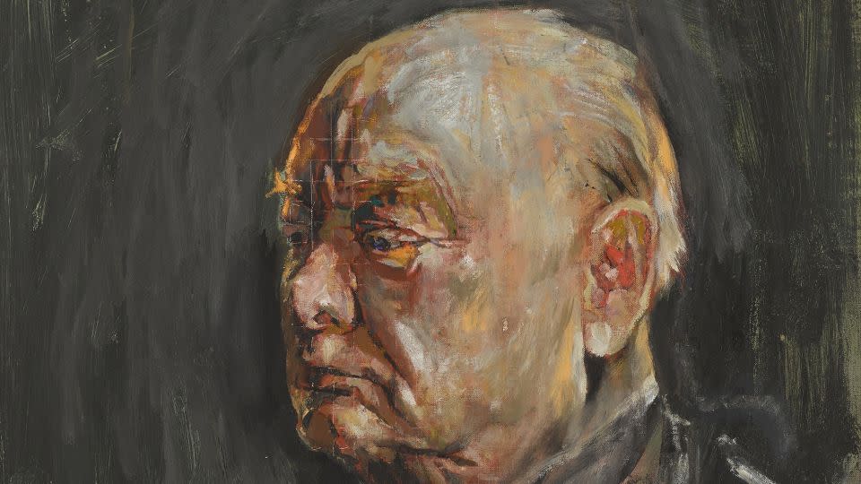 The portrait was displayed at Churchill's birthplace Blenheim Palace near Oxford in the UK, before it travelled to New York and London ahead of its sale. - Courtesy Sotheby's