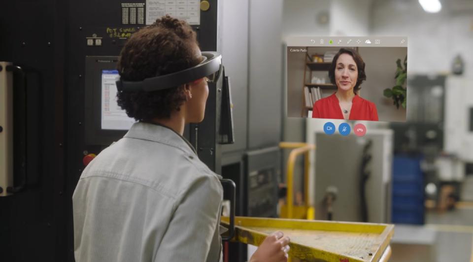 It's one thing to talk about how much HoloLens could help businesses, and it's