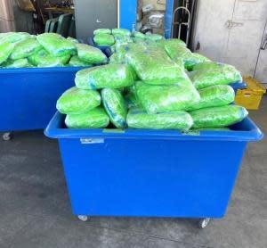 Nearly six tons of methamphetamine were found by officers.  / Credit: U.S. Customs and Border Protection