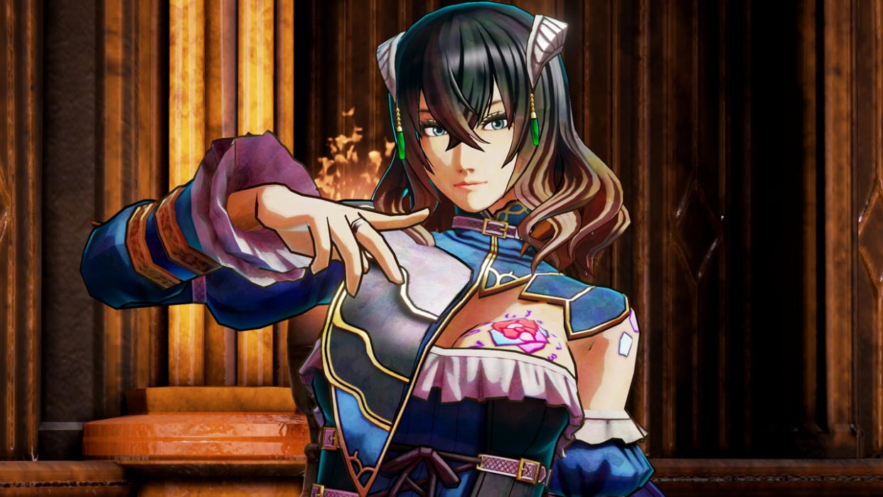  A screenshot from Bloodstained 