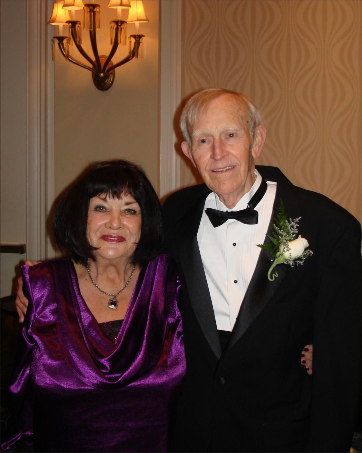 Paul and Judy Hatcher at the 2015 Virginia Sports Hall of Fame and Museum induction ceremony in Portsmouth, Virginia.